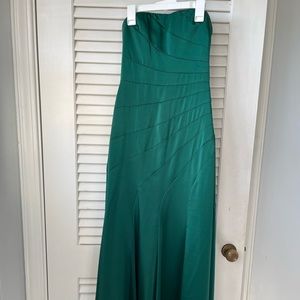 BCBG Green Prom Dress